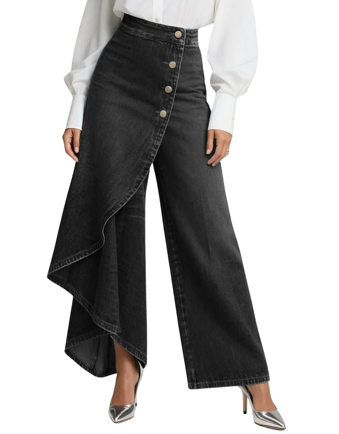 Damskie Jeansy Kopertowe Slim Fit