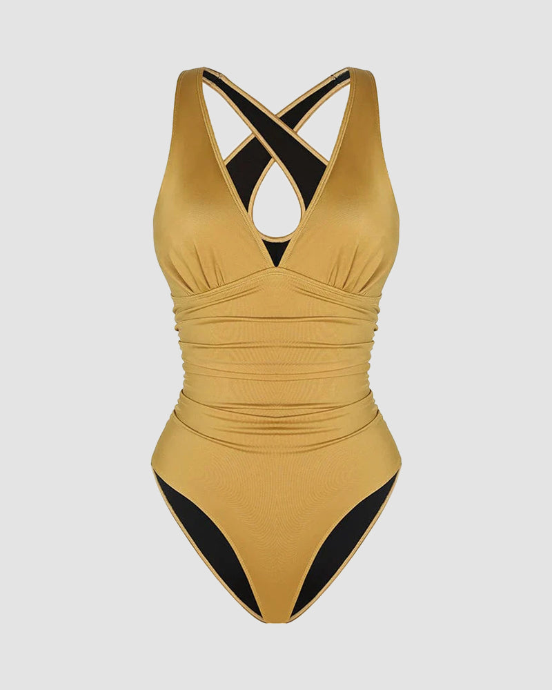 Bikini Selina – Modelujący strój kąpielowy z odkrytymi plecami