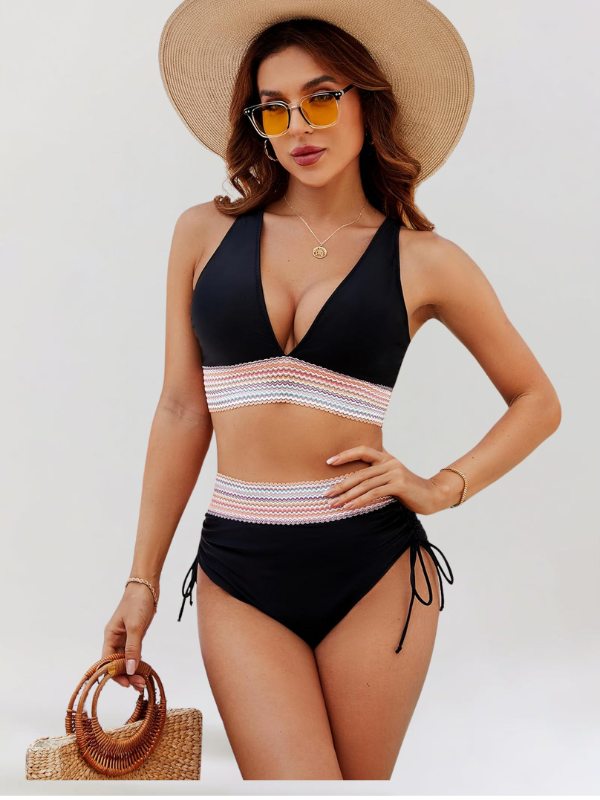 Elena – Zestaw Bikini z Wysokim Stanem i Modelującą Talię