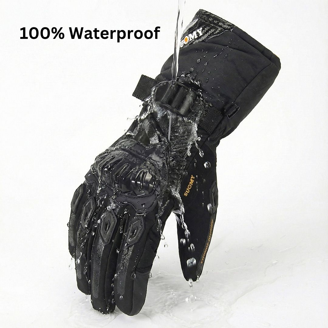 Wodoodporne rękawice motocyklowe