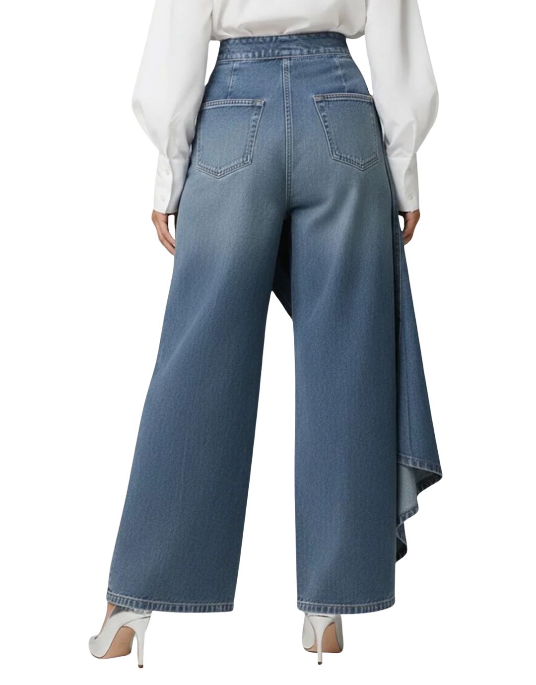 Damskie Jeansy Kopertowe Slim Fit