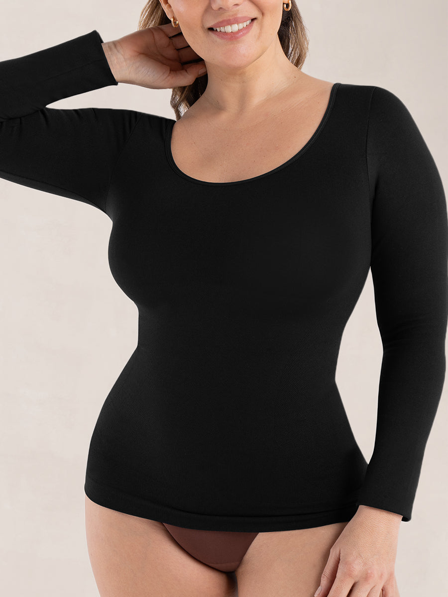 ISARA™ | Long Sleeve Sculpting Top